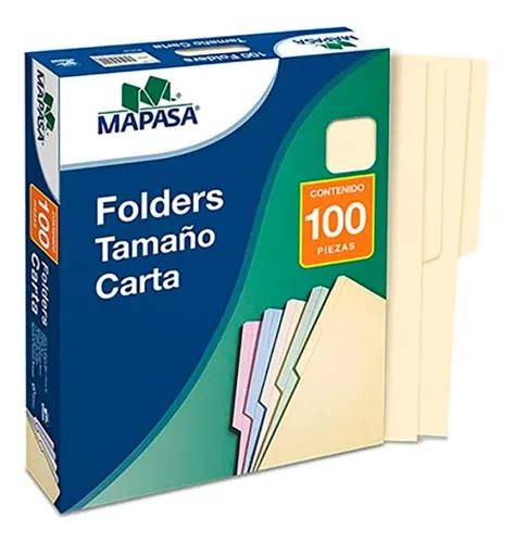 Folder Carta Manila Mapasa Caja C