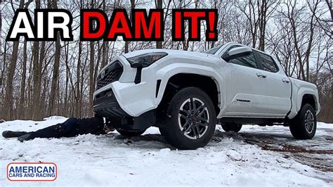 How To Remove The 2024 Toyota Tacoma S Air Dam In The Snow YouTube