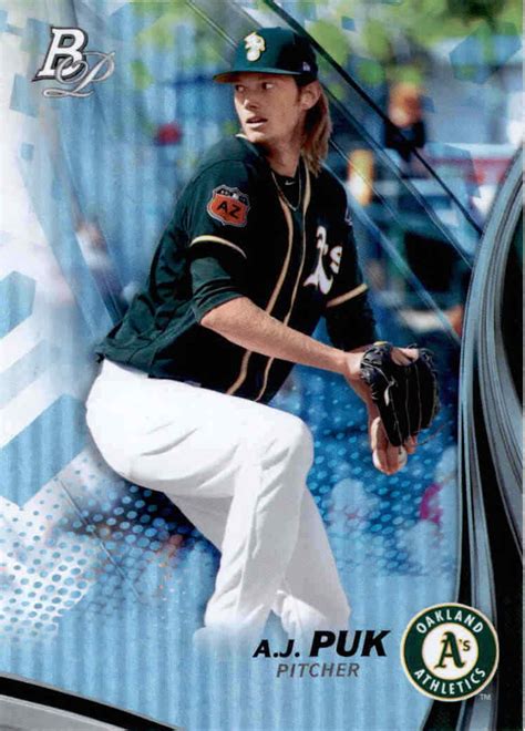 Bowman Platinum Tp Ap A J Puk Oakland Athletics Ebay