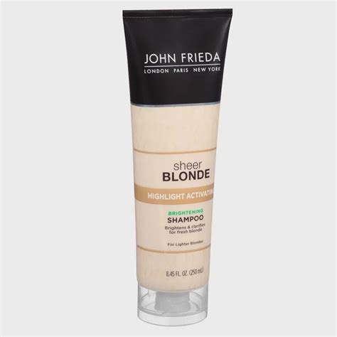 John Frieda Sheer Blonde Highlight Activating Enhancing Shampoo No