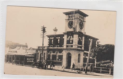 VINTAGE POSTCARD KEMPSEY POST OFFICE KEMPSEY NSW RPPC 1900s -- Antique ...