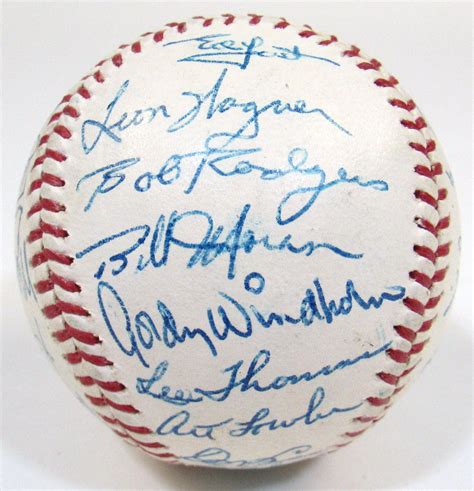 Lot Detail - 1962 Los Angeles Angels Team Signed Ball