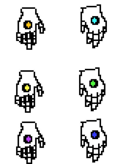 Gaster Hands Pixel Art Maker