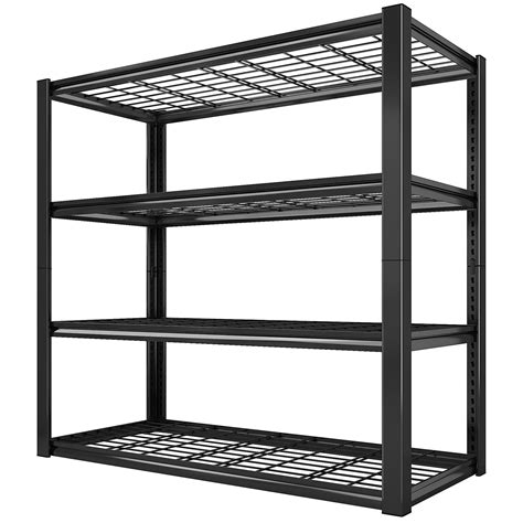 Reibii 2200lbs Garage Shelving Units Heavy Duty Adjustable Metal