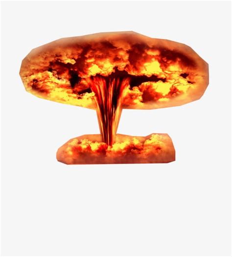 Nuclear Mushroom Cloud Explosion Clipart