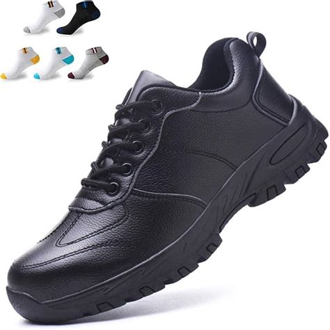 Mens Waterproof Safety Shoes Steel Toe Caps Industrial Trainers