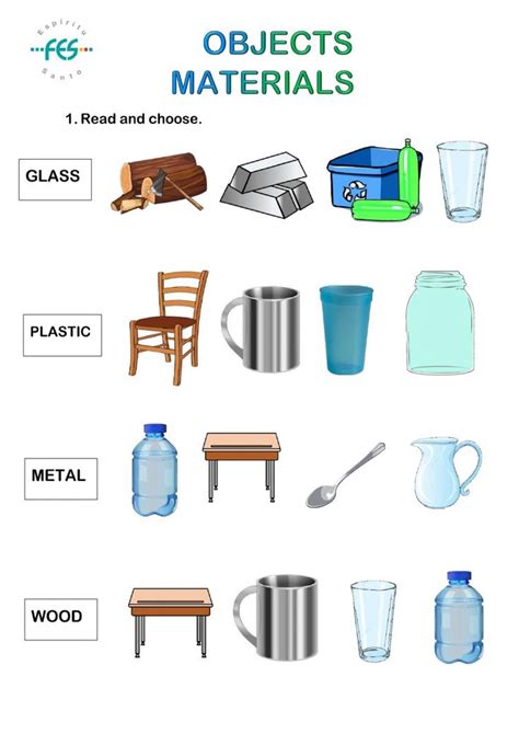 Worksheet Materials