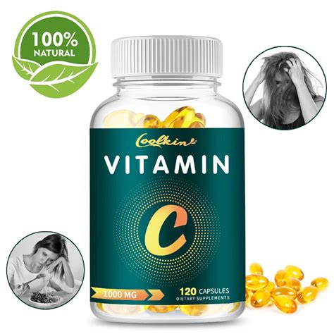 Vitamin C Capsules 1000 Mg Natural Supplement For Men And Women Aliexpress