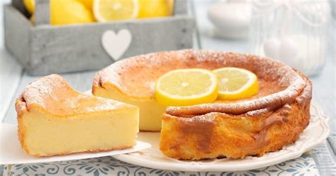 Gâteau au citron sans farine prêt en 5 minutes