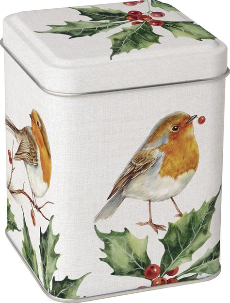 Christmas Robin Sweet Tin Homestead Store