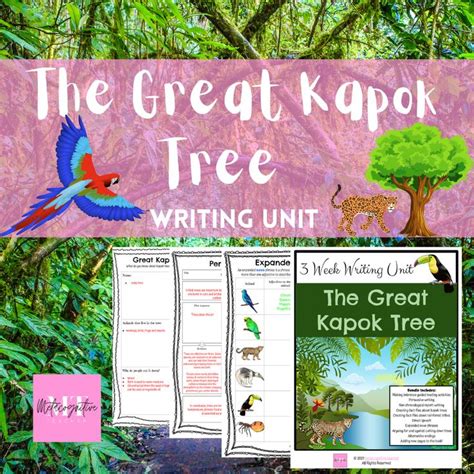 Great Kapok Tree Mentor Text Week Writing Unit Book Companion