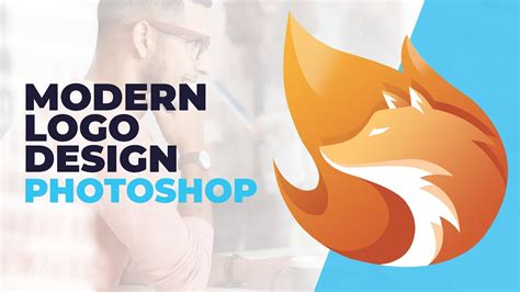 How To Design A Modern Logo In Photoshop Youtube