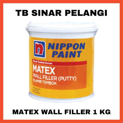 Jual Nippon Paint Matex Putty Wall Filler Dempul Tembok Dinding Kg