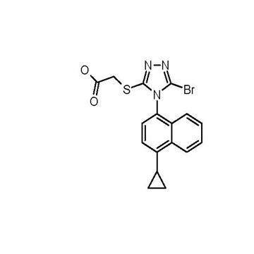 Bromo Cyclopropylnaphthalen Yl H Triazol Ylthio