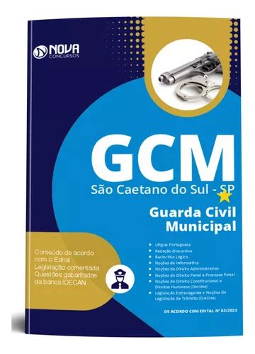 Apostila Guarda Civil Municipal Gcm São Caetano Do Sul Sp 2023