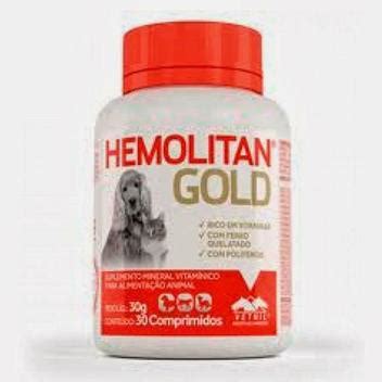 HEMOLITAN GOLD COMPRIMIDOS Frasco 30 Compr Vetnil Vitaminas