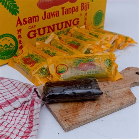 Jual ASAM JAWA TANPA BIJI ASAM DAGING CAP GUNUNG 75GR Shopee Indonesia