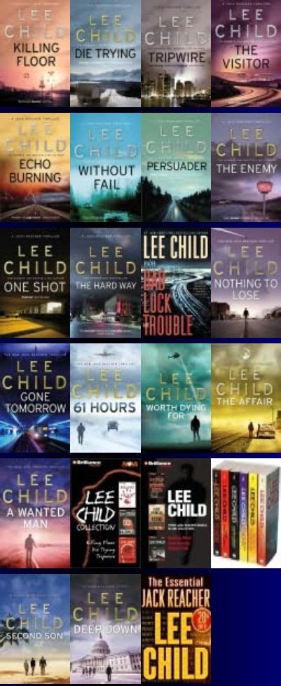 √ Lee Child Jack Reacher Series Books In Order