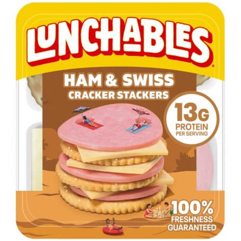 Lunchables Ham & Swiss Cheese with Crackers Snack Kit, 3.2 oz - Pick ‘n Save