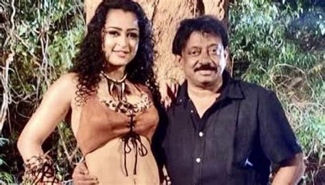 After Licking And Kissing Video Ram Gopal Varma Poses With HOT South Actress Apsara Rani Pic