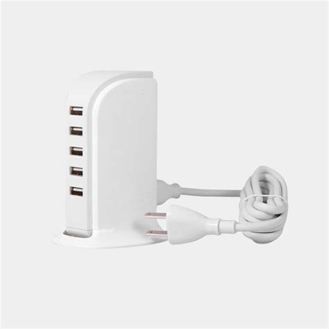 Dudao Βάση Φόρτισης 25w με 5 Θύρες Usb A5eu White