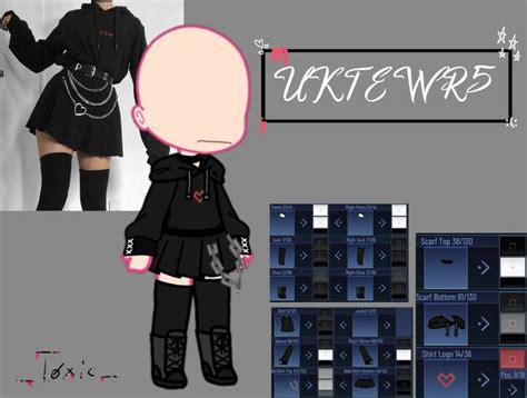 🥀🖤°ropa Para Tus Ocs Uwu°🖤🥀 Trajes Para El Club Trajes De Personajes