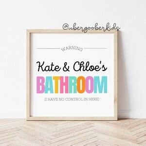 Kids Bathroom Wall Art Bathroom Wall Prints Kids Bathroom - Etsy