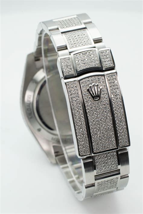 Rolex Milgauss Diamonds Gv Black Dial Limited Edition Black