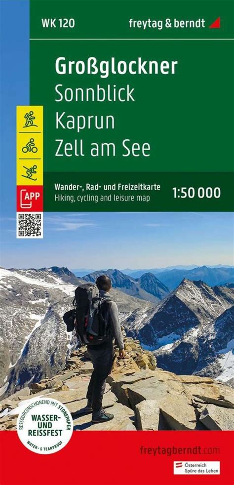 Großglockner Wander Rad und Freizeitkarte 1 50 000 freytag