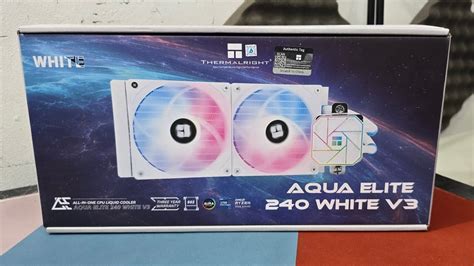 Thermalright Aqua Elite White V Unboxing Youtube