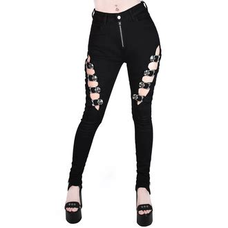 Spodnie Damskie Legginsy Killstar Ether Black Ksra