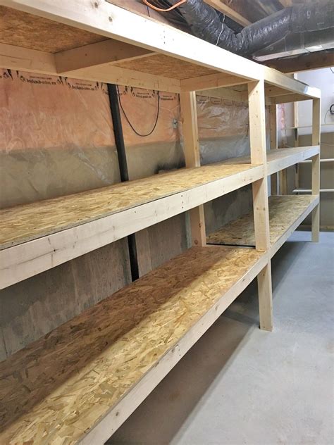 How To Build A 2x4 Basement Shelves At Tina Cheng Blog