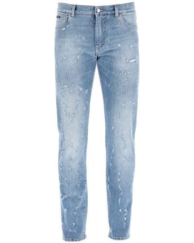 Dolce And Gabbana Slim Jeans For Men Online Sale Up To 77 Off Lyst