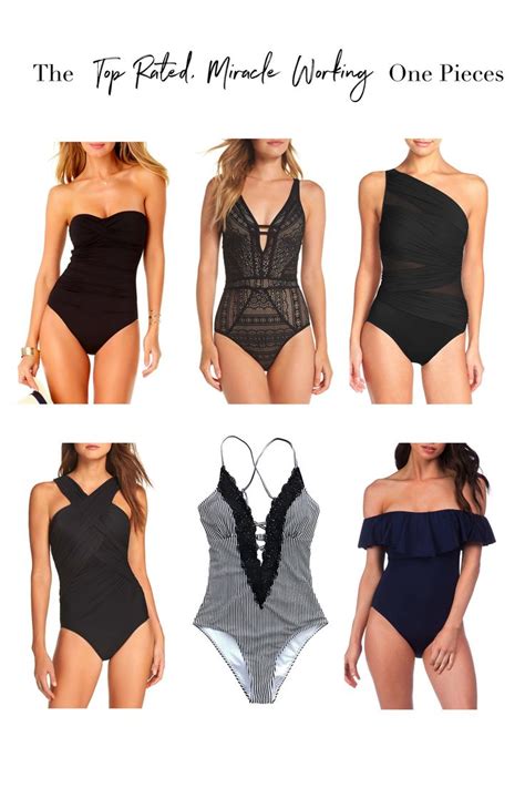 One Piece Swimsuits That Help Define A Waist Flattering Swimwear