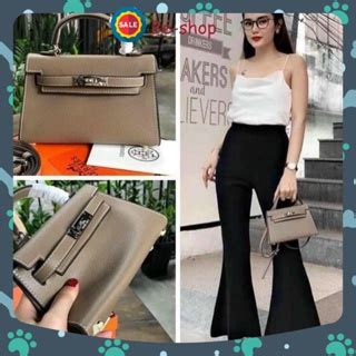 Túi xách HM đeo chéo da sần size 20 thời trang nũ hot nhất hiện nay Shopee Việt Nam