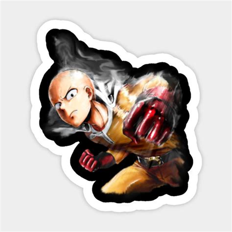 Saitama One Punch Man One Punch Man Sticker Teepublic