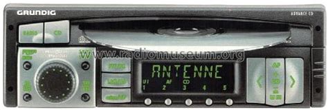 Car Radio Advance CD Car Radio Grundig Radio Vertrieb RVF Radiomuseum Org