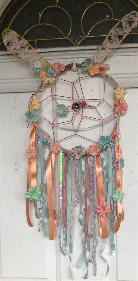 Handmade Dreamcatcher Dream Catchers Love And Light Carrie Etsy