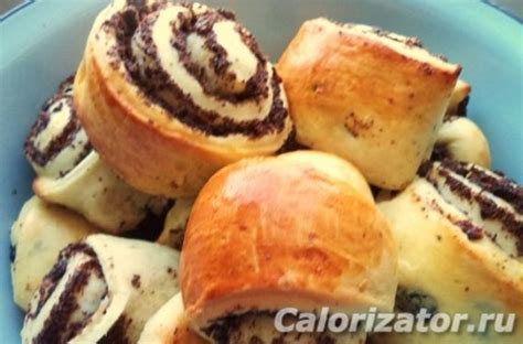 Булка с маком и сахаром - калорийность, состав, описание - Calorizator.ru