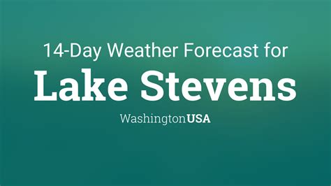 Lake Stevens, Washington, USA 14 day weather forecast