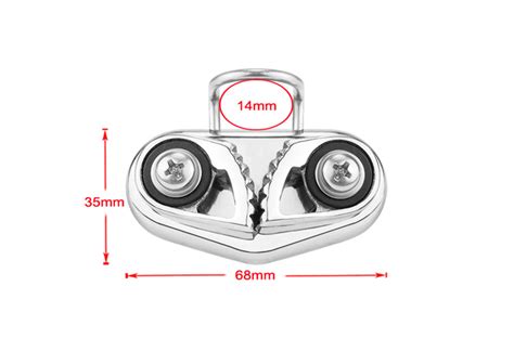 New Bset Matel Stainless Steel Cam Cleat With Wire Leading Ring