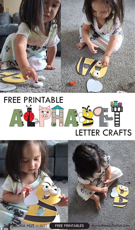 Alphabet Letter B Craft The Aloha Hut Letter A Crafts Alphabet