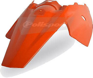 Polisport Plastic Rear Fender Side Panels Orange KTM 85 105 2003 2012