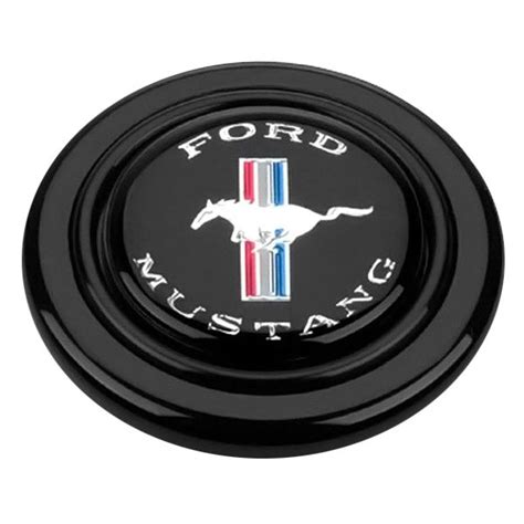 Grant Signature Style Horn Button With Ford Mustang Emblem