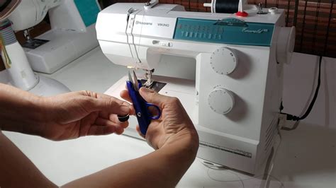 How To Thread Husqvarna Viking Emerald Sewing Machine Youtube