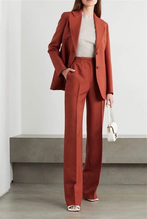 Rust Suit For Women Girl Pant Suit Women S Tuxedo Women Etsy