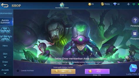 Lucky Point Gacha Langsung Dapet Skin Youtube