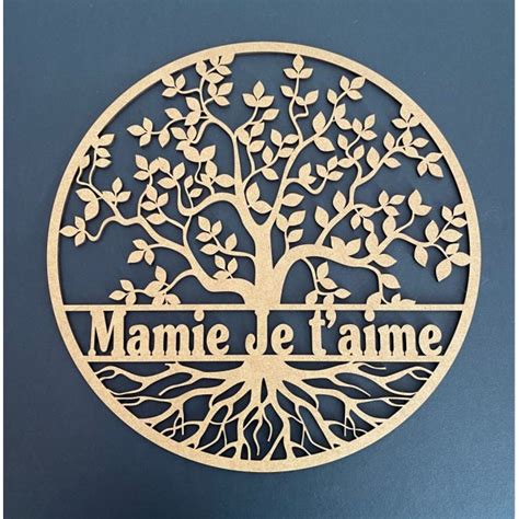 Cadre arbre de vie je t aime à personnaliser