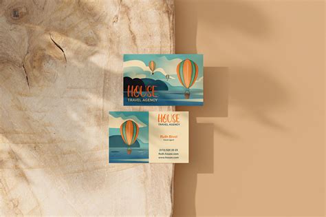 Business Card Design For A Travel Agency On Behance