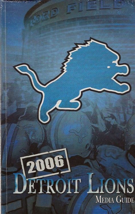 Detroit Lions Media Guide Sportspaper Wiki